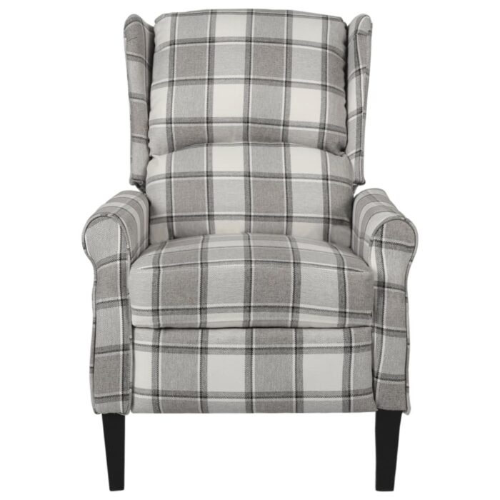 Fauteuil inclinable Gris Tissu – Image 2