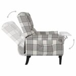 Fauteuil inclinable Gris Tissu – Image 3