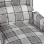 Fauteuil inclinable Gris Tissu – Image 5