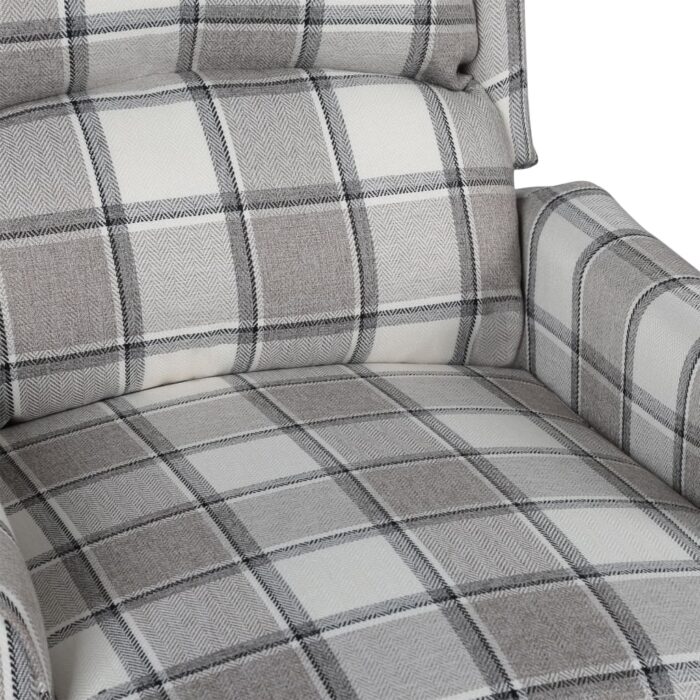 Fauteuil inclinable Gris Tissu – Image 5