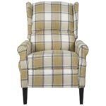 Fauteuil inclinable Vert Tissu – Image 2