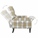 Fauteuil inclinable Vert Tissu – Image 3