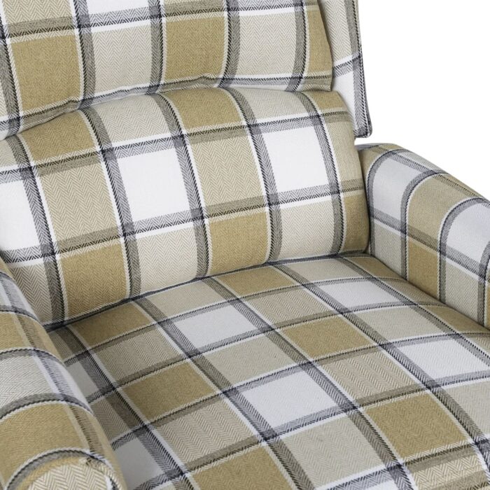 Fauteuil inclinable Vert Tissu – Image 5