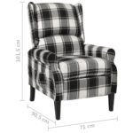 Fauteuil inclinable Multicolore Tissu – Image 6