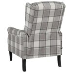 Fauteuil de massage inclinable Gris Tissu – Image 4