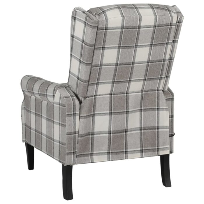 Fauteuil de massage inclinable Gris Tissu – Image 4