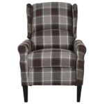 Fauteuil de massage inclinable Marron Tissu – Image 2