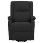 Fauteuil de massage Noir Tissu – Image 3