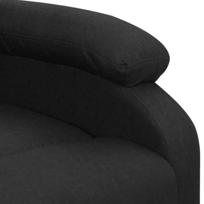 Fauteuil de massage Noir Tissu – Image 6
