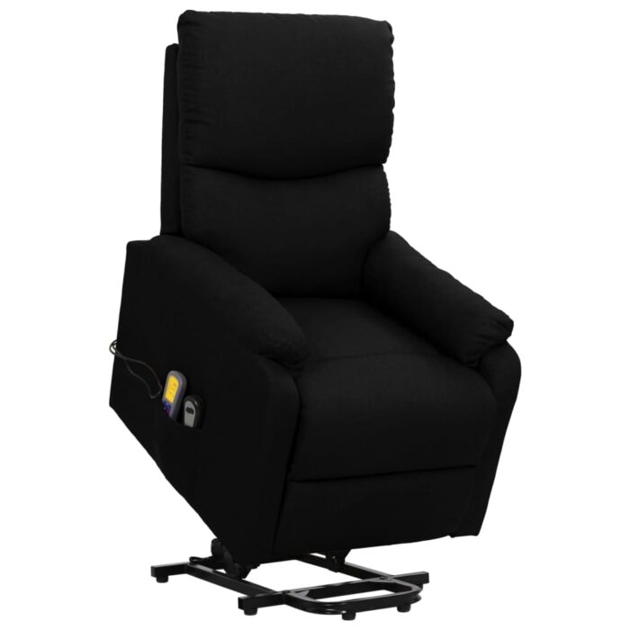 Fauteuil de massage Noir Tissu – Image 1