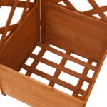 Jardinière d'angle en treillis 40x40x150cm Bois de sapin massif – Image 3