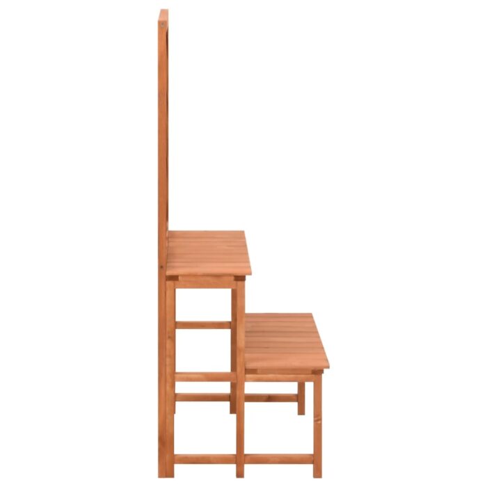 Support de plantes et treillis 70x42x115cm Bois de sapin massif – Image 2