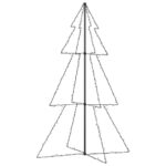 Arbre de Noël cône 240 LED d'intérieur/d'extérieur 118x180 cm – Image 3
