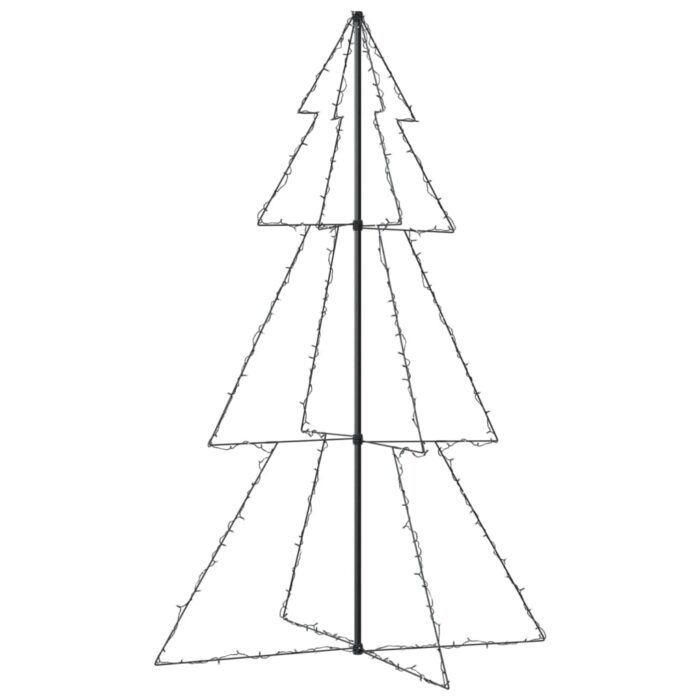 Arbre de Noël cône 240 LED d'intérieur/d'extérieur 118x180 cm – Image 3