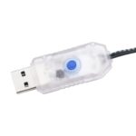 Arbre de Noël cône 240 LED d'intérieur/d'extérieur 118x180 cm – Image 5