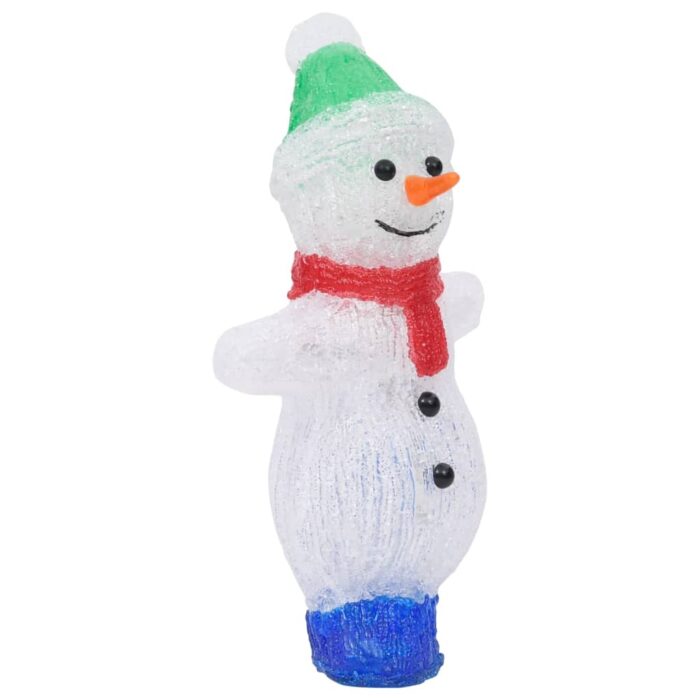 Silhouette de bonhomme de neige de Noël LED Acrylique 30 cm – Image 3