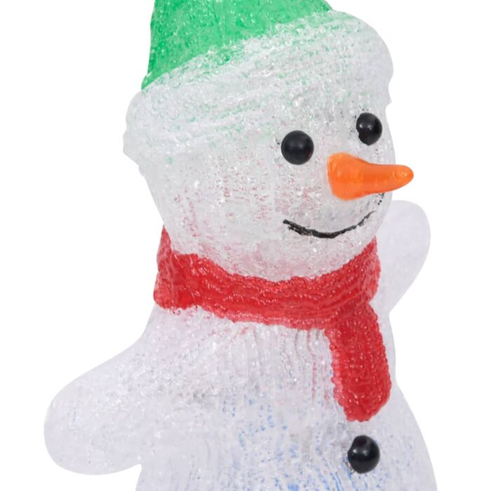 Silhouette de bonhomme de neige de Noël LED Acrylique 30 cm – Image 6