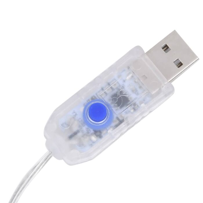Guirlande lumineuse étoile et lune avec télécommande 138 LED – Image 3