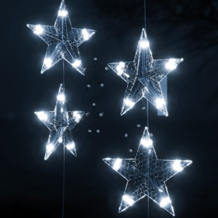 Guirlande lumineuse à étoiles LED 500 LED Blanc 8 fonctions – Image 2