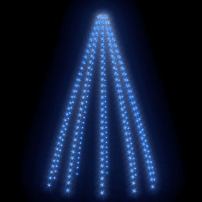 Guirlande lumineuse d'arbre de Noël 300 LED Bleu 300 cm – Image 2