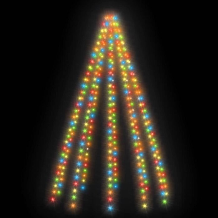 Guirlande lumineuse d'arbre de Noël 300 LED colorées 300 cm – Image 2