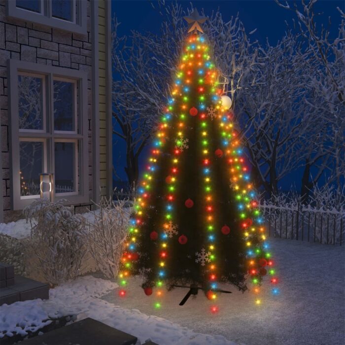 Guirlande lumineuse d'arbre de Noël 300 LED colorées 300 cm – Image 1