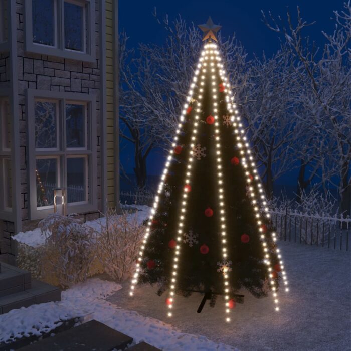 Guirlande lumineuse d'arbre de Noël 400 LED Blanc froid 400 cm – Image 1
