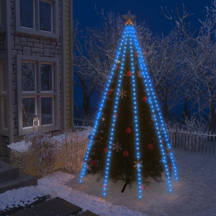 Guirlande lumineuse d'arbre de Noël 400 LED Bleu 400 cm – Image 1