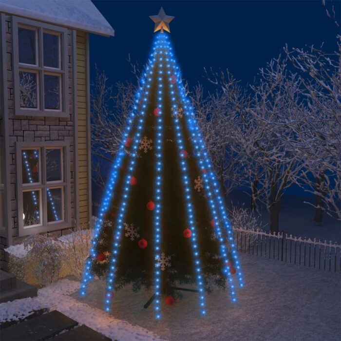 Guirlande lumineuse avec 500 LED Bleu 500 cm Int/Ext – Image 1