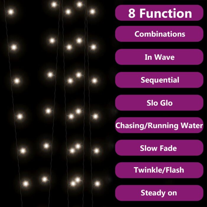 Lampes solaires 2 pcs 2x200 LED Blanc froid Intérieur Extérieur – Image 2