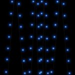 Lampes solaires 2 pcs 2x200 LED Bleu Intérieur Extérieur – Image 3