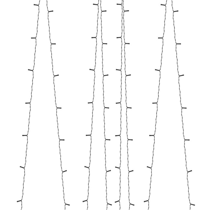 Lampes solaires 5 pcs 5x200 LED Multicolore Intérieur Extérieur – Image 4