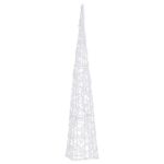 Cône lumineux décoratif à LED Acrylique Blanc froid 90 cm – Image 4