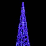 Cône lumineux décoratif à LED Acrylique Bleu 90 cm – Image 2
