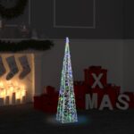 Cône lumineux décoratif à LED Acrylique Multicolore 90 cm