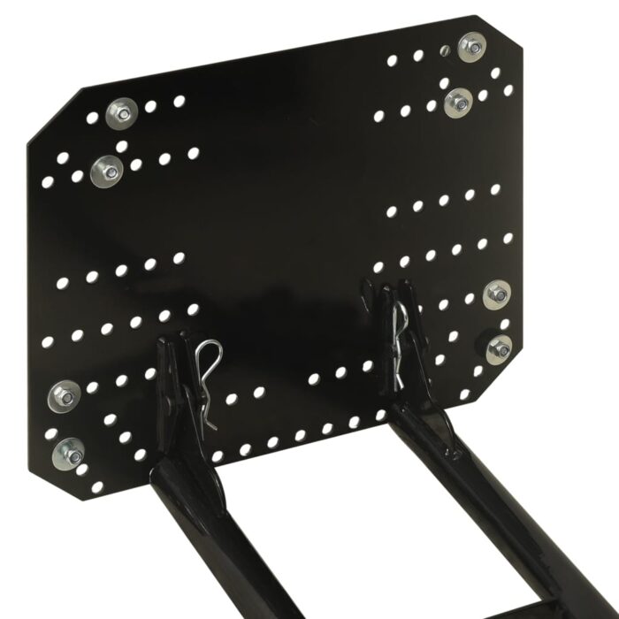Chasse-neige pour VTT 115x38 cm Noir – Image 5