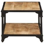 Table basse 90x45x35 cm Bois de manguier massif brut – Image 2