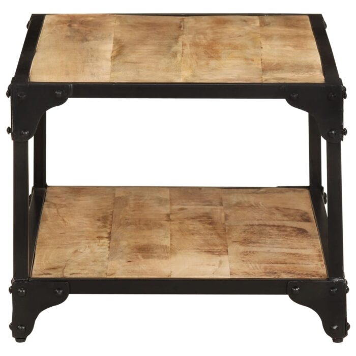 Table basse 90x45x35 cm Bois de manguier massif brut – Image 2