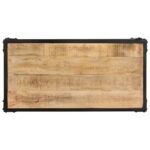 Table basse 90x45x35 cm Bois de manguier massif brut – Image 3