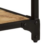 Table basse 90x45x35 cm Bois de manguier massif brut – Image 6