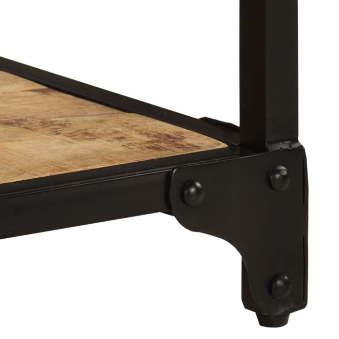 Table basse 90x45x35 cm Bois de manguier massif brut – Image 6