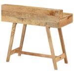 Bureau 100x45x90 cm Bois de manguier brut solide – Image 3