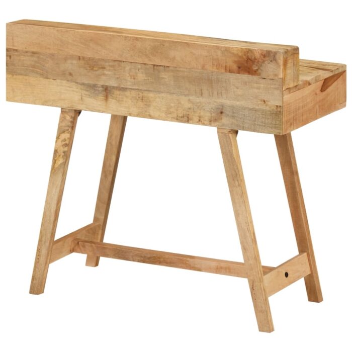 Bureau 100x45x90 cm Bois de manguier brut solide – Image 3