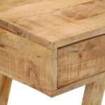 Bureau 100x45x90 cm Bois de manguier brut solide – Image 5