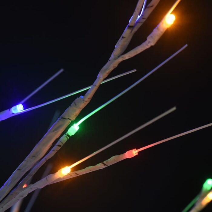 Sapin de Noël 140 LED colorées Saule 1,5 m Int/Ext – Image 2