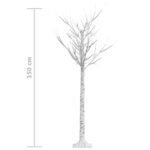 Sapin de Noël 140 LED colorées Saule 1,5 m Int/Ext – Image 6