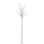 Sapin de Noël 200 LED blanc chaud Saule 2,2 m Int/Ext – Image 3