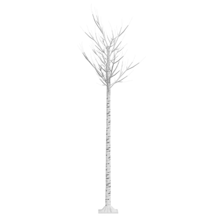 Sapin de Noël 200 LED blanc chaud Saule 2,2 m Int/Ext – Image 3