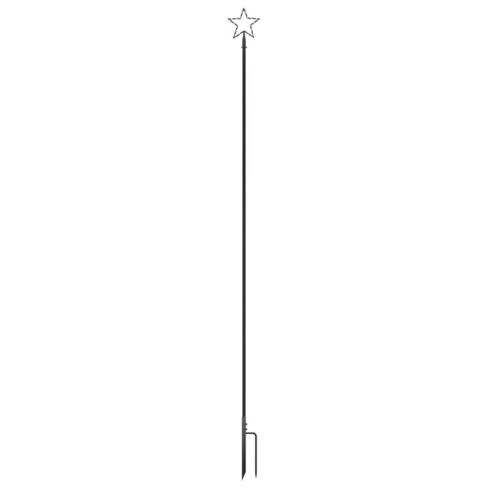 Sapin de Noël à LED Intérieur/Extérieur 576 LED bleu 3,6 m – Image 2