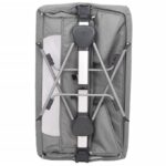 Lit pour bébé avec matelas Gris clair Tissu de lin – Image 7